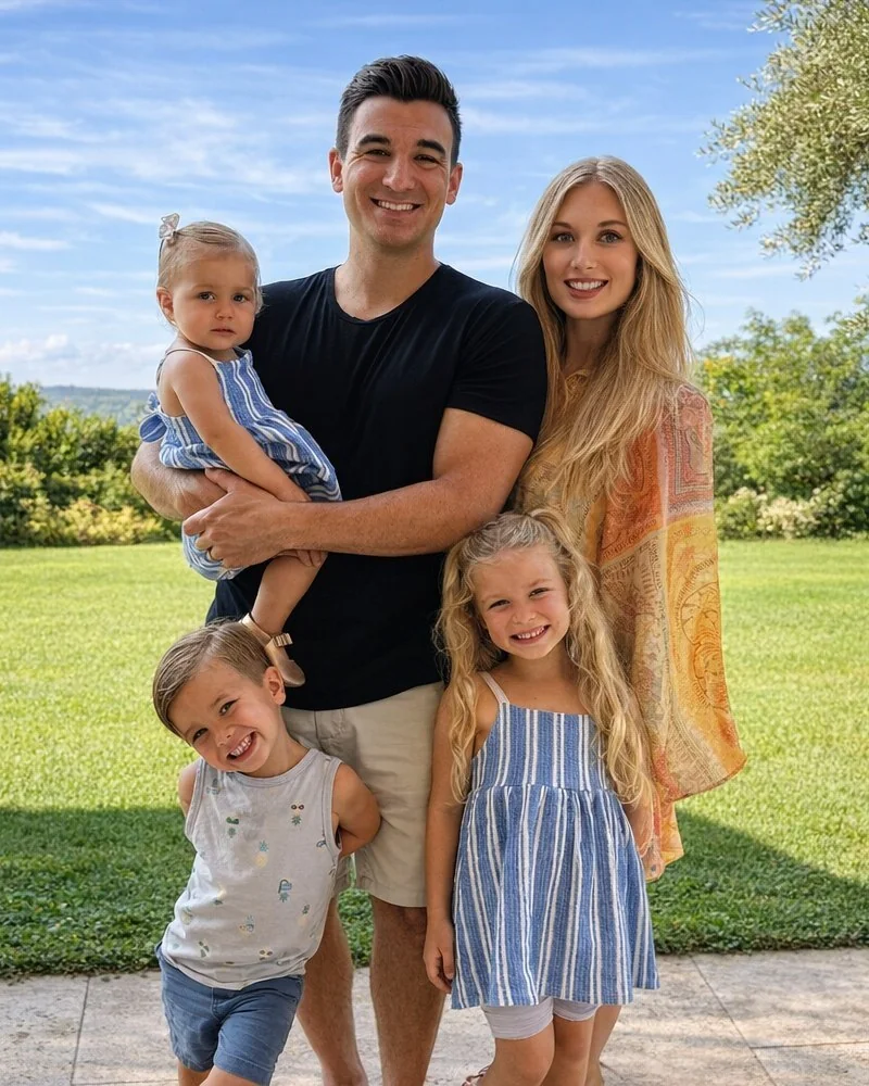 Ben Kelly, Founder of Acquisition Ace, with his family