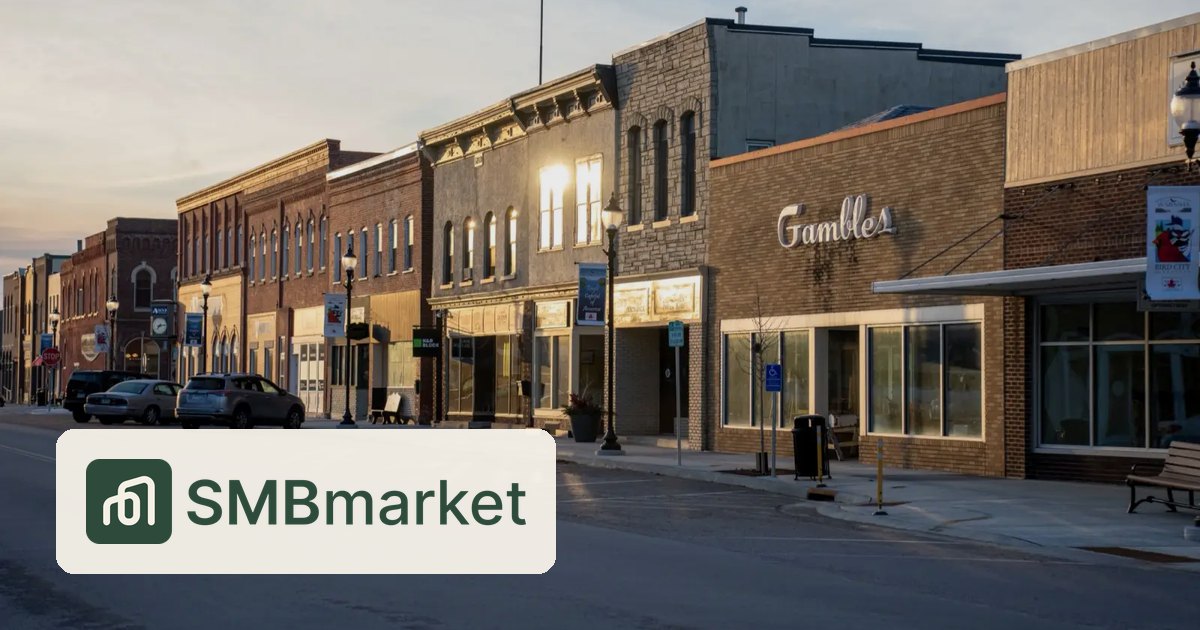 The picture smbmarket.com shows when its homepage is shared